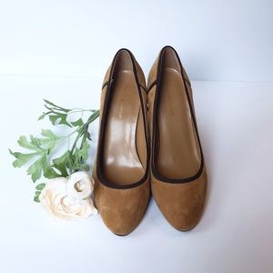 TOMMY HILFIGER Suede Block Heels